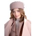 Фетровый шерстяной берет 530 Стюардесса Таблетка Вуалетка песок Фетровый шерстяной берет 530 Стюардесса Таблетка Вуалетка песок