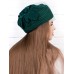 Фетровый шерстяной берет 530 Стюардесса Таблетка Вуалетка изумруд Фетровый шерстяной берет 530 Стюардесса Таблетка Вуалетка изумруд