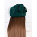 Фетровый шерстяной берет 530 Стюардесса Таблетка Вуалетка изумруд Фетровый шерстяной берет 530 Стюардесса Таблетка Вуалетка изумруд