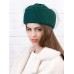 Фетровый шерстяной берет 530 Стюардесса Таблетка Вуалетка изумруд Фетровый шерстяной берет 530 Стюардесса Таблетка Вуалетка изумруд