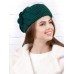 Фетровый шерстяной берет 530 Стюардесса Таблетка Вуалетка изумруд Фетровый шерстяной берет 530 Стюардесса Таблетка Вуалетка изумруд