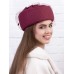 Фетровый шерстяной берет 530 Стюардесса Таблетка Вуалетка чайная роза Фетровый шерстяной берет 530 Стюардесса Таблетка Вуалетка чайная роза