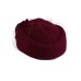 Фетровый шерстяной берет 531 Стюардесса Таблетка Вуалетка Пилотка т-красная