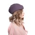 Фетровый шерстяной берет 531 Стюардесса Таблетка Вуалетка Пилотка лаванда