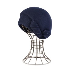 Фетровый шерстяной берет 145 т-синий Фетровый шерстяной берет 145 т-синий