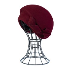 Фетровый шерстяной берет 145 т-красный Фетровый шерстяной берет 145 т-красный