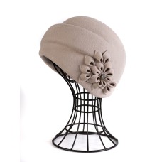 Фетровый шерстяной берет 175 светлая пудра Фетровый шерстяной берет 175 светлая пудра