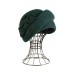 Фетровый шерстяной берет 176 изумруд Фетровый шерстяной берет 176 изумруд