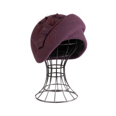 Фетровый шерстяной берет 176 роза