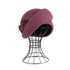 Фетровый шерстяной берет 177 роза Фетровый шерстяной берет 177 роза