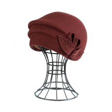 Фетровый шерстяной берет 230 корал Фетровый шерстяной берет 230 корал