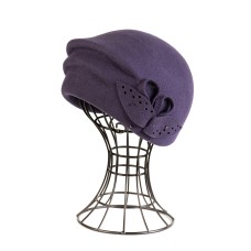 Фетровый шерстяной берет 230 лаванда Фетровый шерстяной берет 230 лаванда