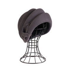 Фетровый шерстяной берет 271 тёмный капучино Фетровый шерстяной берет 271 тёмный капучино