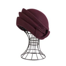 Фетровый шерстяной берет 274 бордо Фетровый шерстяной берет 274 бордо