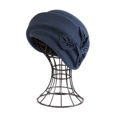 Фетровый шерстяной берет 275 морская волна