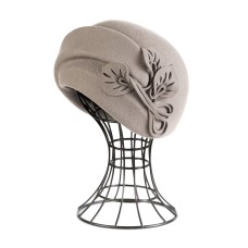 Фетровый шерстяной берет 275 песок