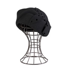 Фетровый шерстяной берет 288 чёрный Фетровый шерстяной берет 288 чёрный