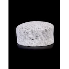 Соломенная шляпка ПилБокс №200  белая