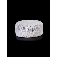 Соломенная шляпка ПилБокс №202 белый