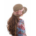 Соломенная шляпка № 23 с плотным плетением
