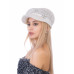 Соломенная  кепка№ 403 белая 