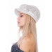 Соломенная  кепка№ 403 белая 