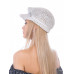 Соломенная  кепка№ 403 белая 