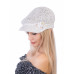 Соломенная  кепка№ 403 белая 