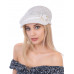 Соломенная  кепка№ 403 белая 