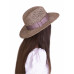 Соломенная шляпка №58 с плотным плетением