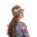 Соломенная шляпка 69 с ажуром по тулии и полю