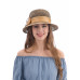 Соломенная шляпка 8 с плотным плетением