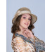 Соломенная шляпка 8 с плотным плетением