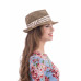 Соломенная шляпка 89 с плотным плетением