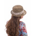 Соломенная шляпка 89 с плотным плетением