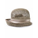 Соломенная шляпка №96 с ажуром по тулии