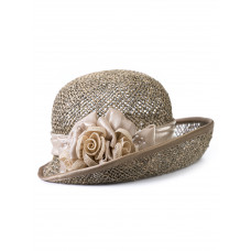 Соломенная шляпка №96 с плотным плетением